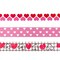 Wrapables Masking Tape Washi Tapes Valentine Hearts Washi Tape Set of 3